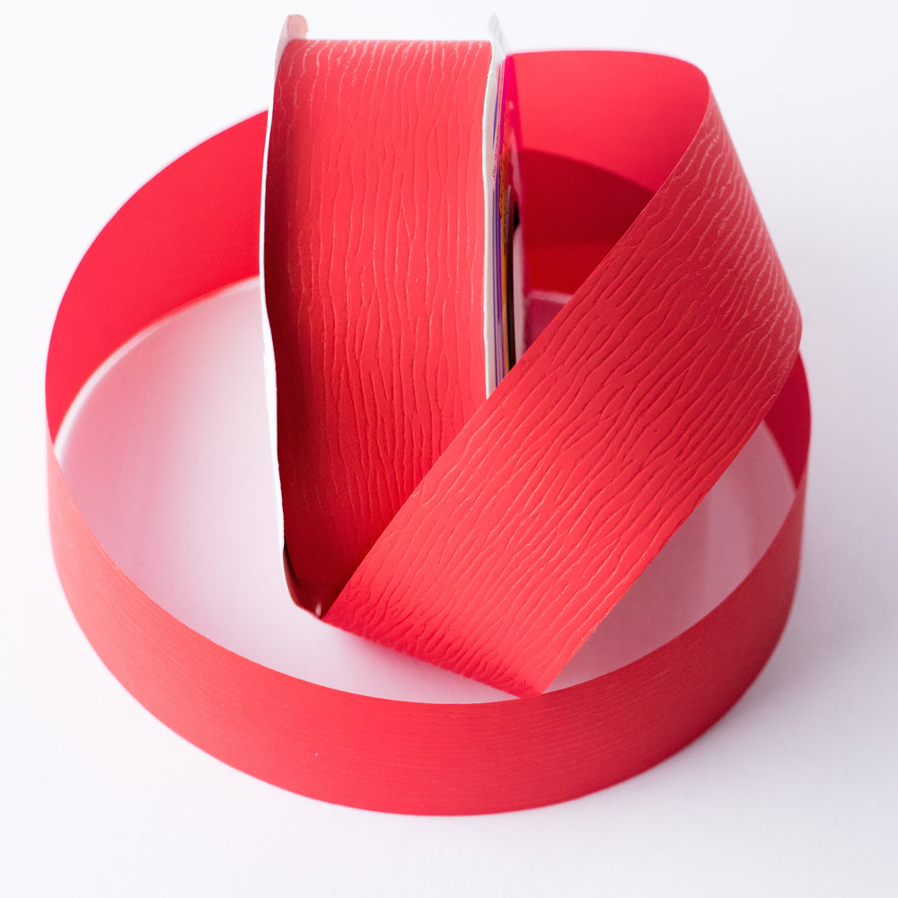 Liston Papel Sintético ROJO 30