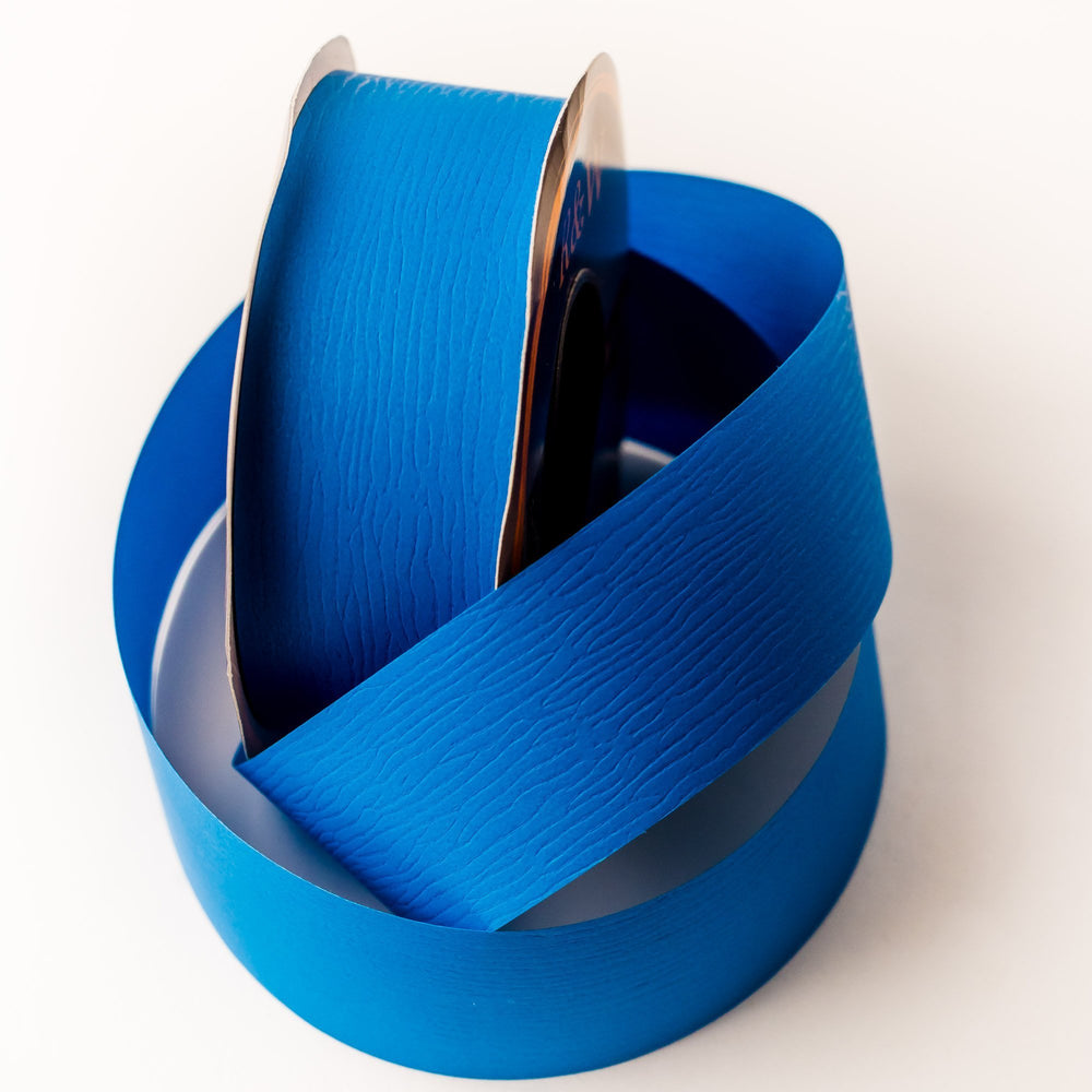 Liston Papel Sintético AZUL ELECTRICO 35