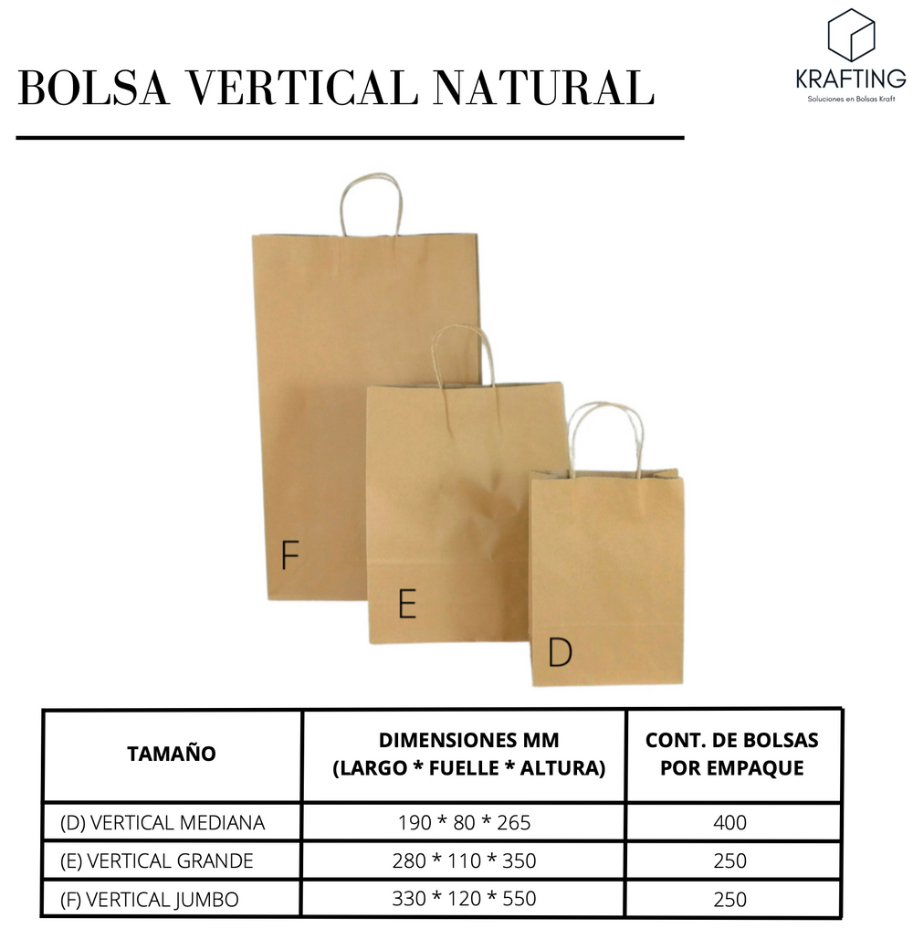 Kraft Natural Vertical
