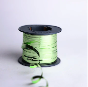 Curling Metálico Azul Turqueza 25