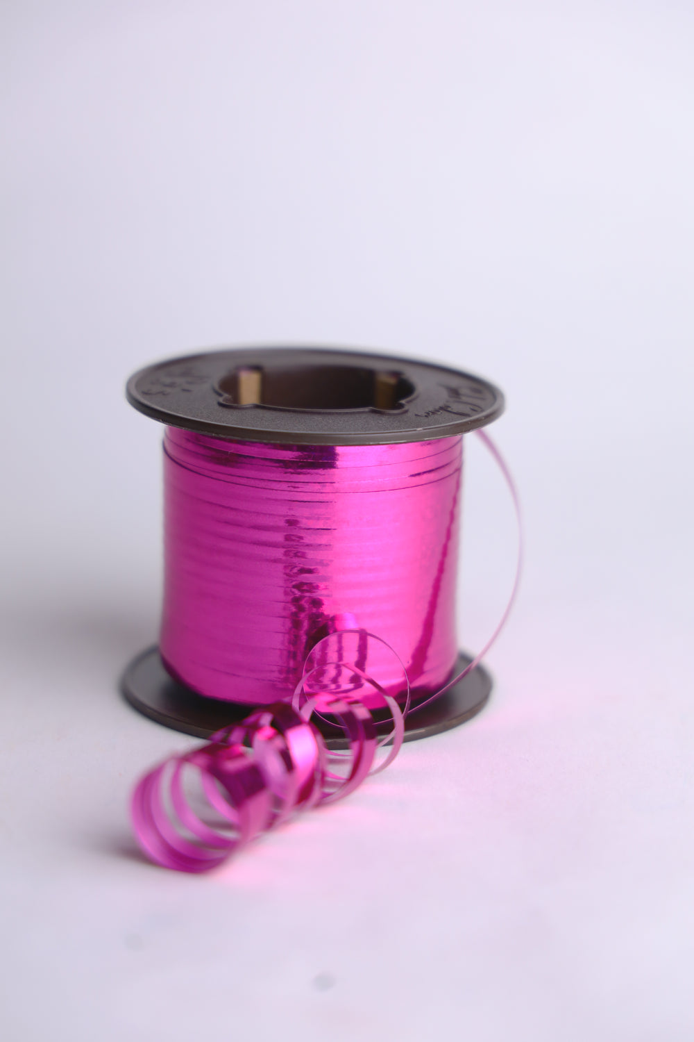 Curling Holograma Puntos Rosa Claro 56