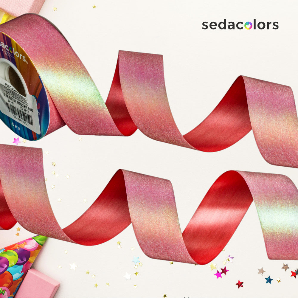 GLITTER IRIDISCENTE - ROJO 60